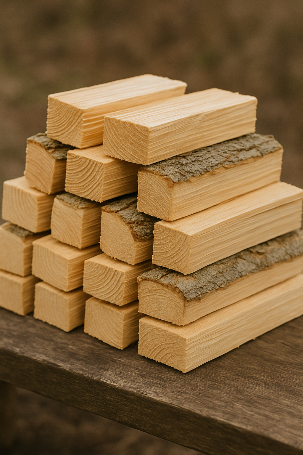 Luftgetrocknetes Fichten-Brennholz (Weichholz)